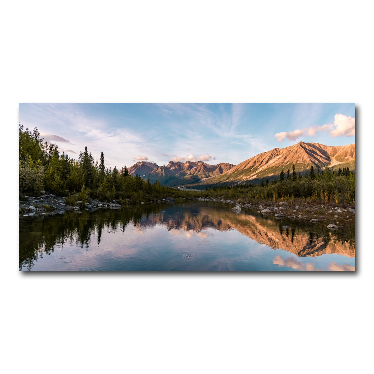 AUTO-MOCKUP WHITE | Alaskan Reflection | 1 Piece | Gallery Wrap Canvas | group=2x1
