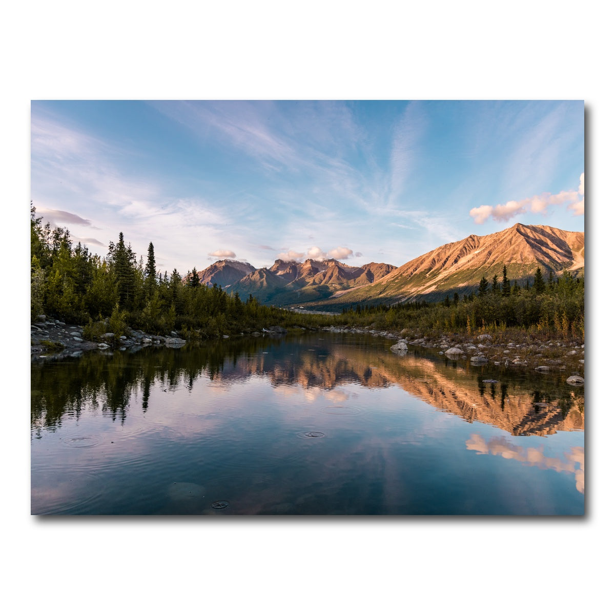 AUTO-MOCKUP WHITE | Alaskan Reflection | 1 Piece | Gallery Wrap Canvas | group=4x3