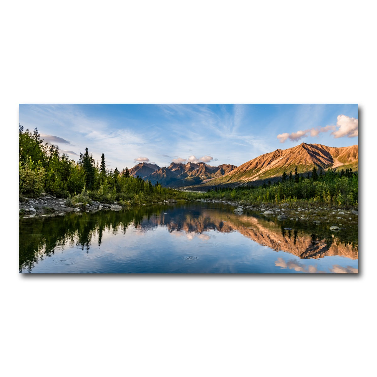 AUTO-MOCKUP WHITE | Alaskan Reflections | 1 Piece | Gallery Wrap Canvas | group=2x1