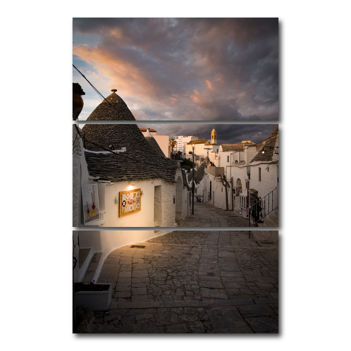 AUTO-MOCKUP WHITE | Alberobello | 3 Piece | Gallery Wrap Canvas | group=12x24_stacked