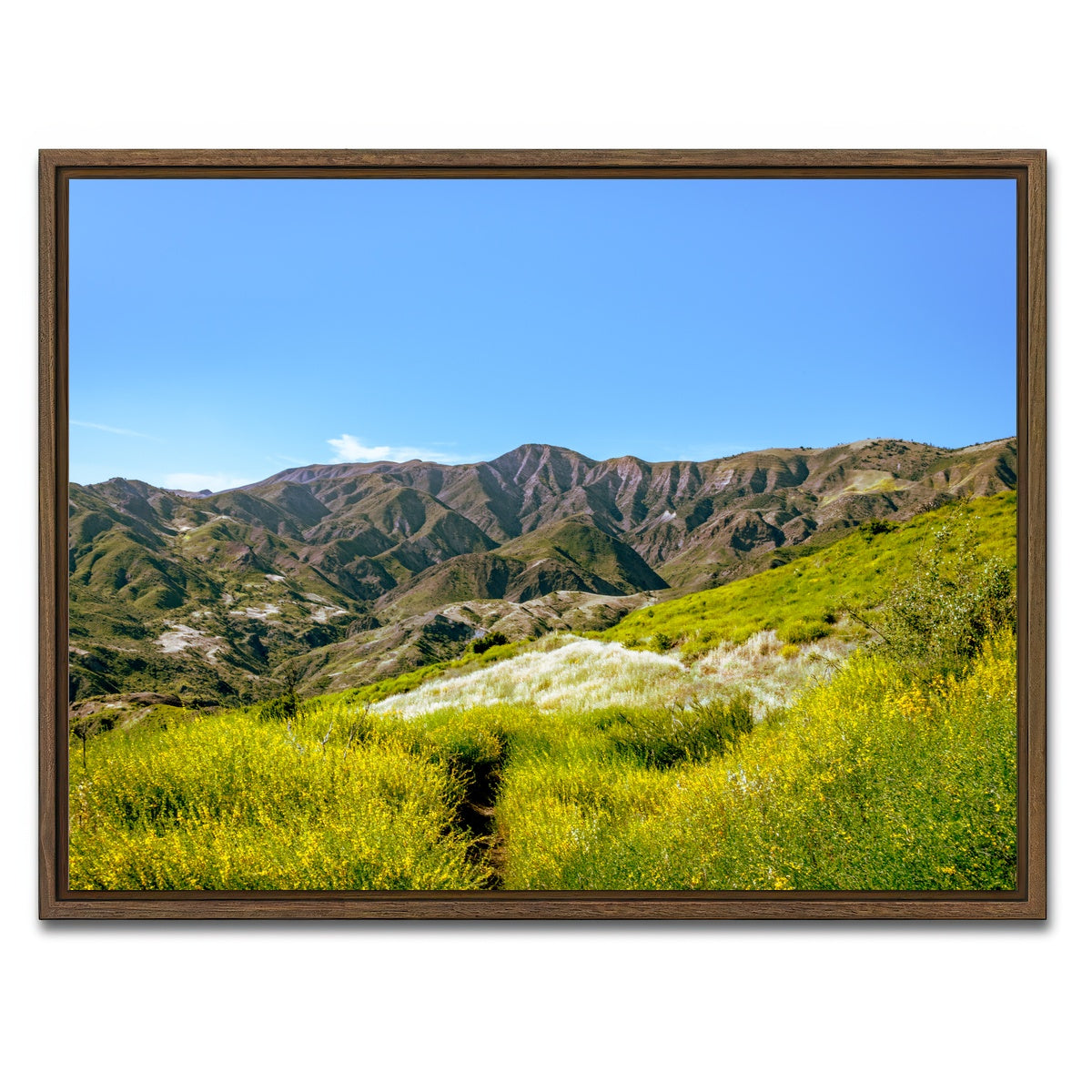 AUTO-MOCKUP WHITE | Alexander Peak | 1 Piece | Walnut Framed Canvas | group=4x3