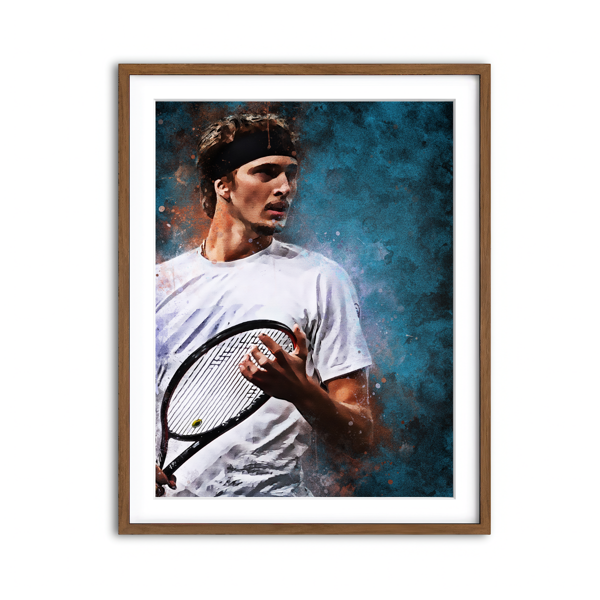 Framed Print 3x4 Walnut