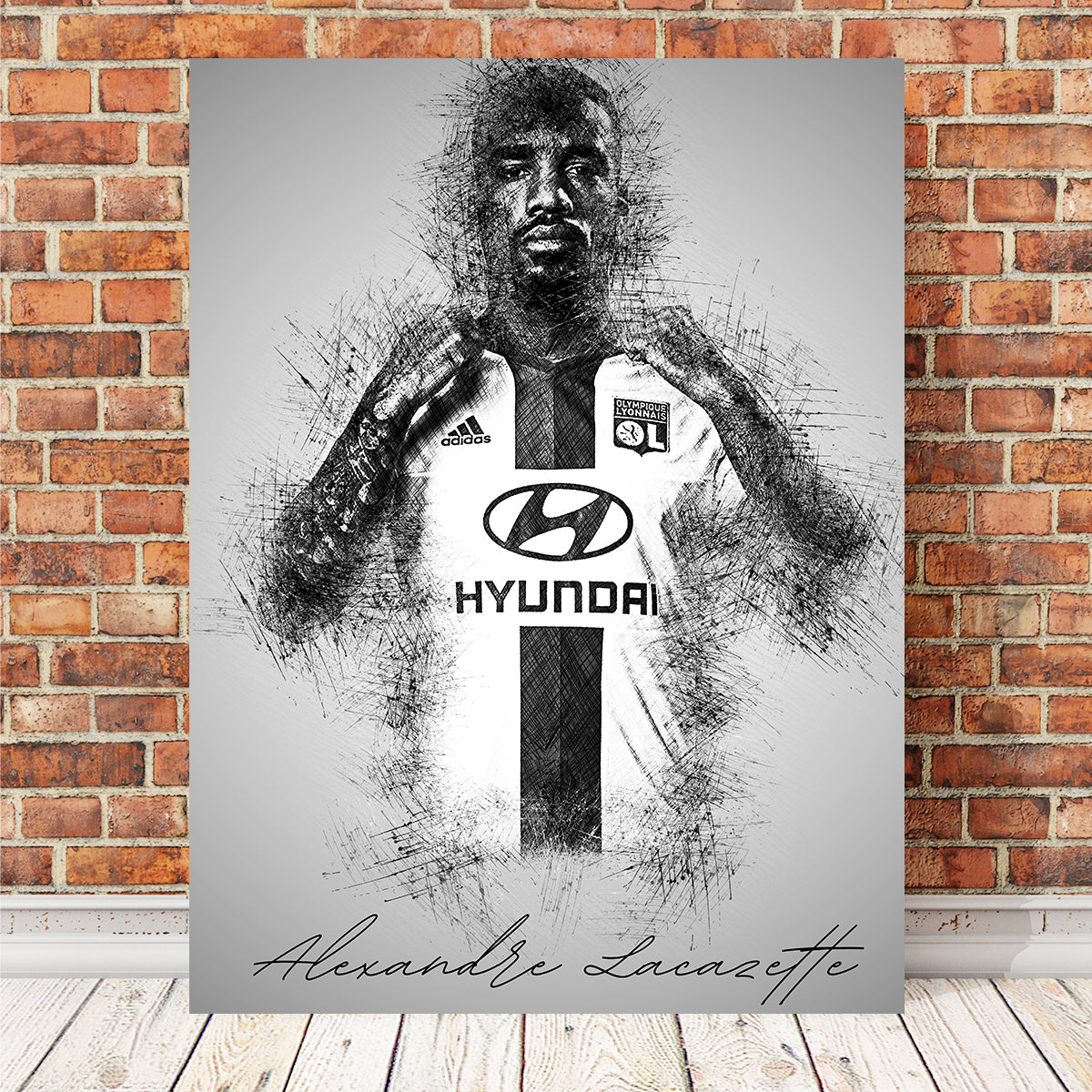 Alexandre Lacazette Wall Art