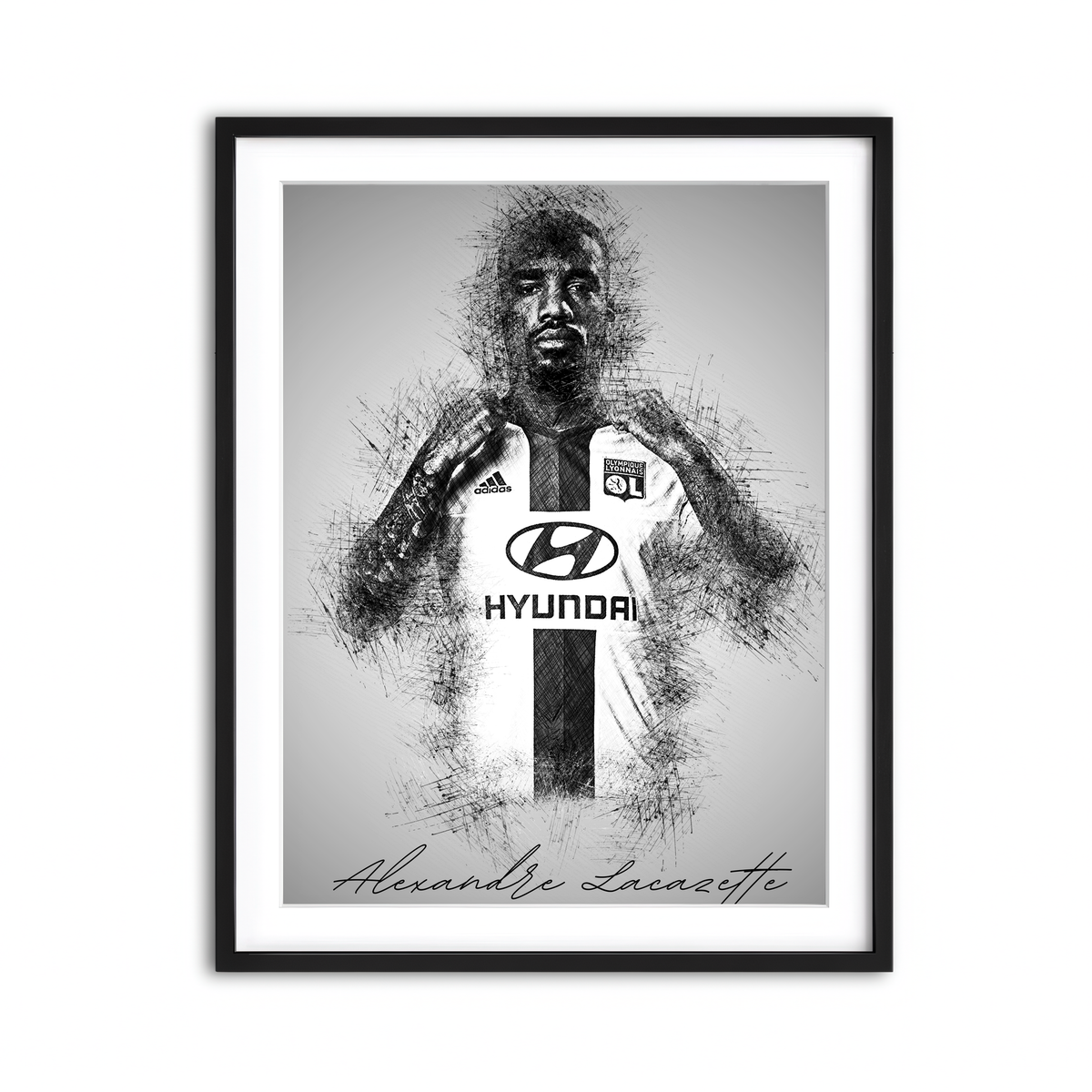 Framed Print 3x4 Black