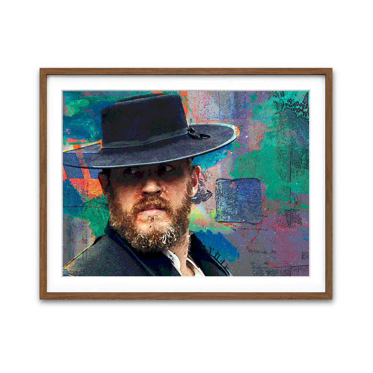 Framed Print 4x3 Walnut