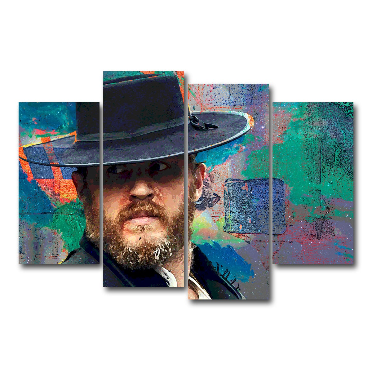 AUTO-MOCKUP WHITE | Alfie | 4 Piece | Gallery Wrap Canvas | group=4_short