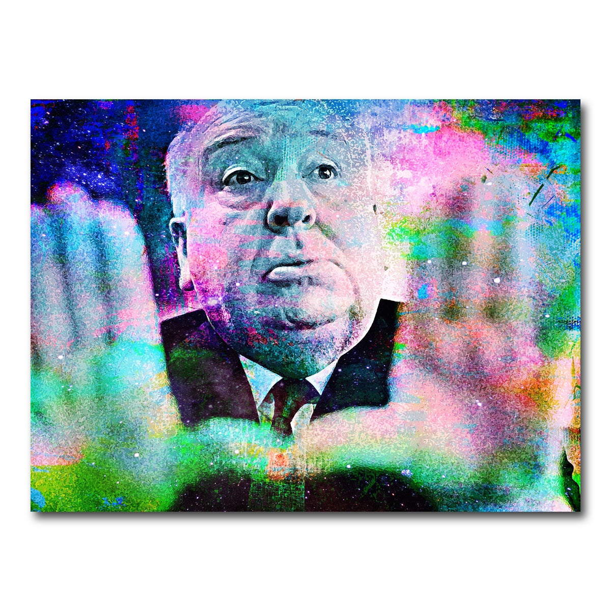 AUTO-MOCKUP WHITE | Alfred Hitchcock | 1 Piece | Gallery Wrap Canvas | group=4x3