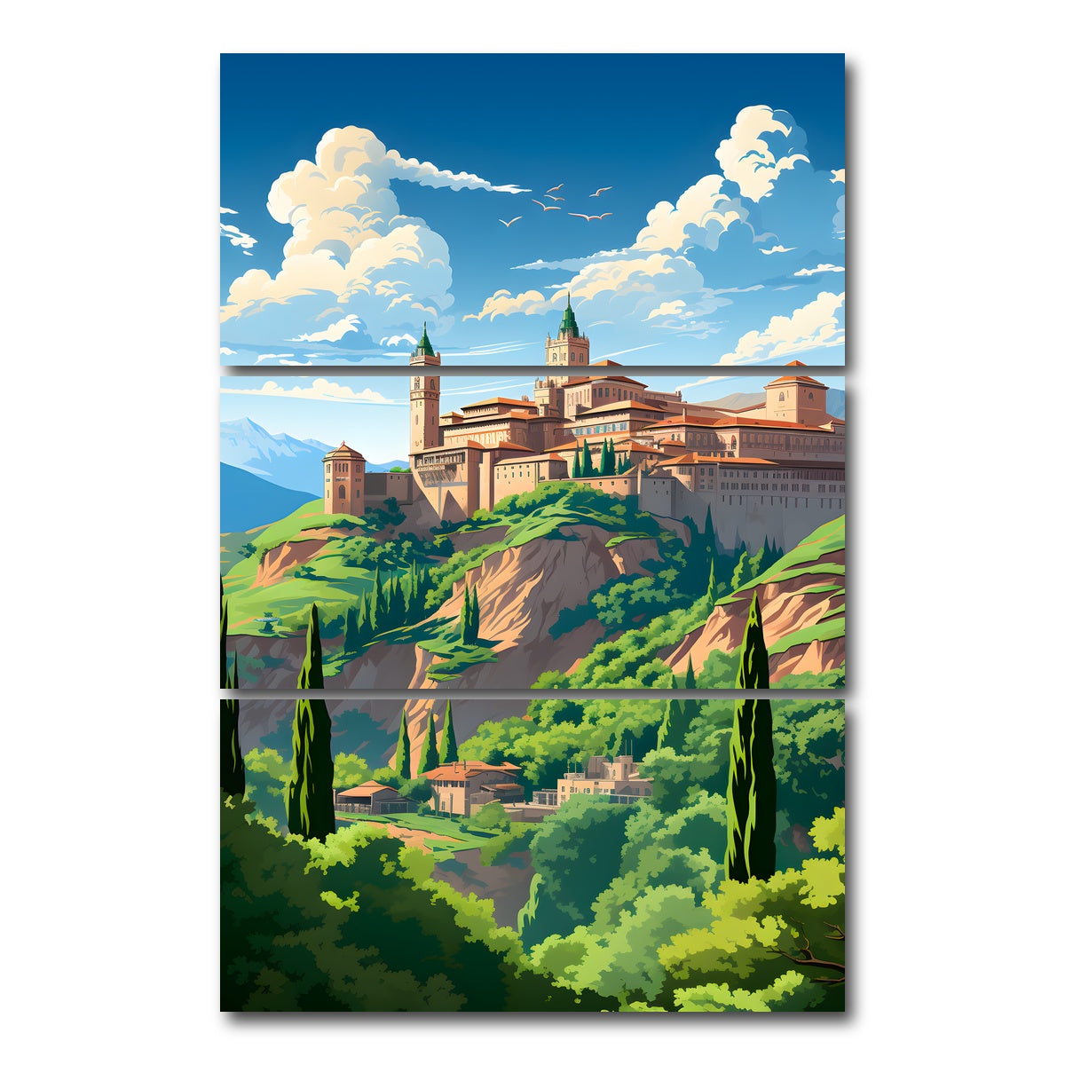 Framed Print 3x4 White