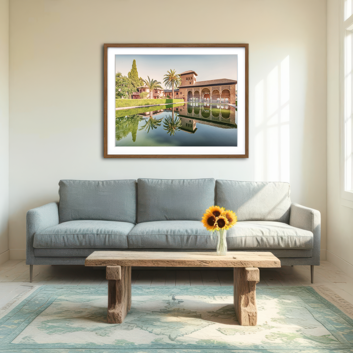 AUTO-MOCKUP ROOM | Alhambra Garden Wall Art