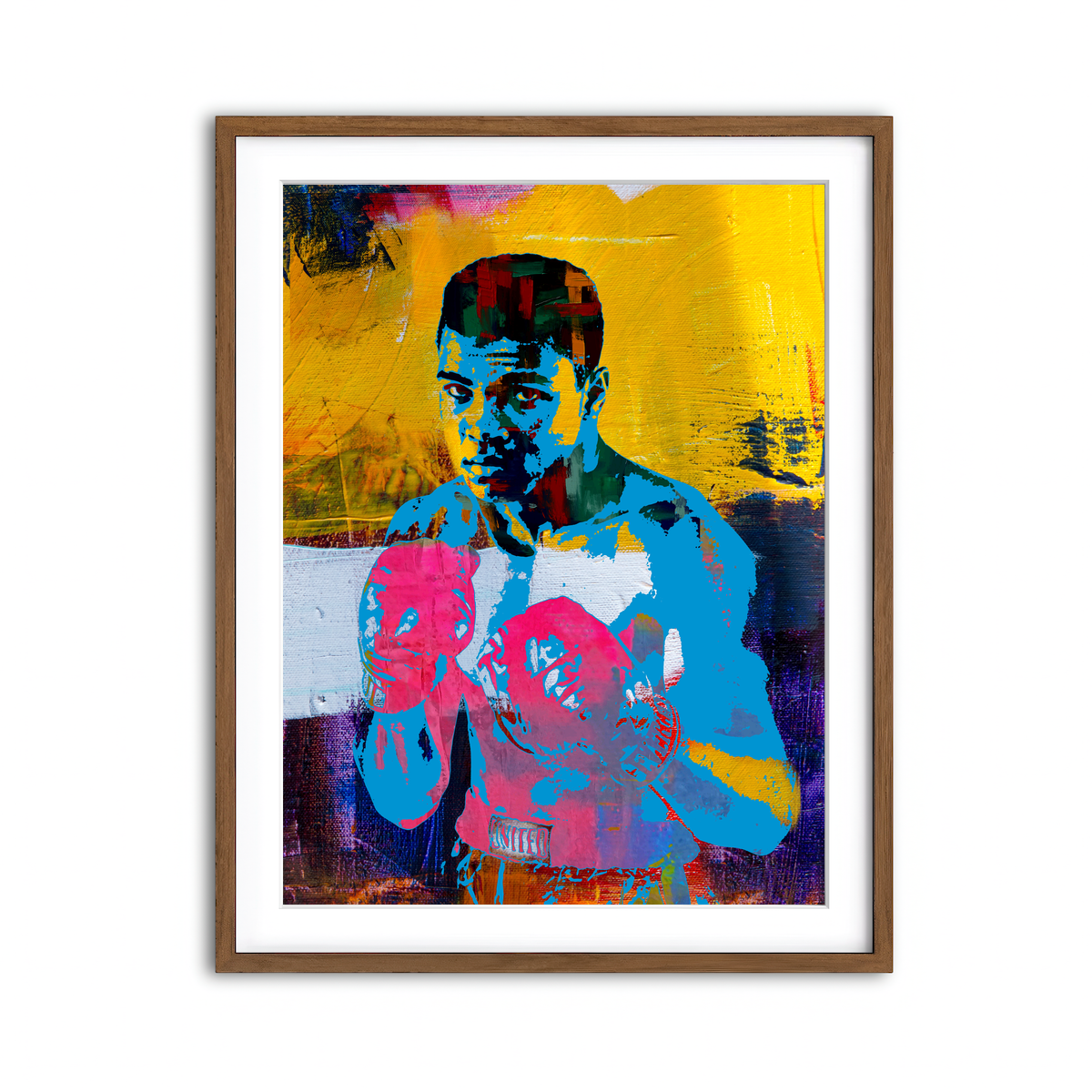 Framed Print 3x4 Walnut