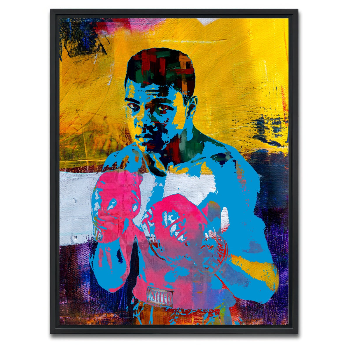 AUTO-MOCKUP WHITE | Ali Color Splash | 1 Piece | Black Framed Canvas | group=3x4