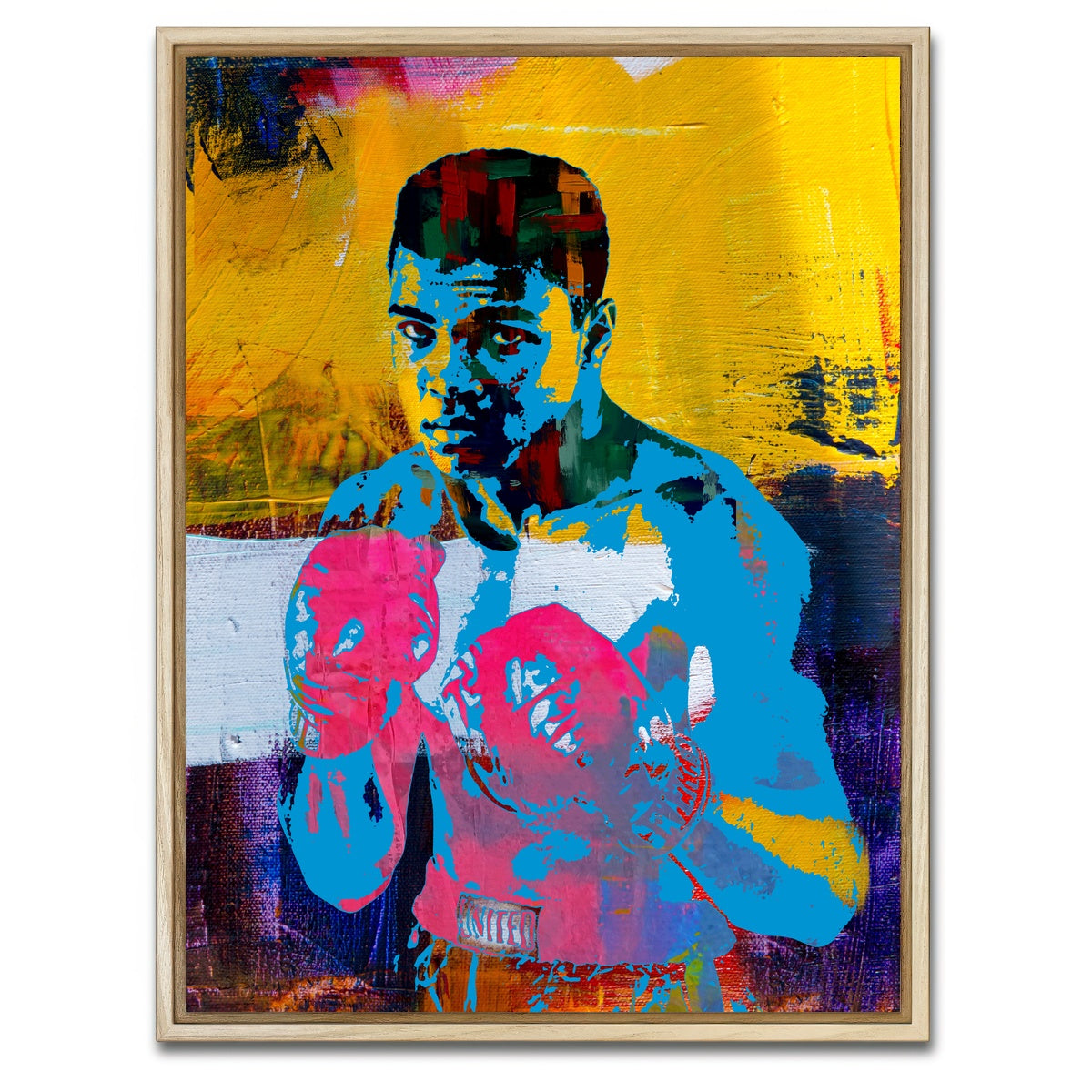 AUTO-MOCKUP WHITE | Ali Color Splash | 1 Piece | Natural Framed Canvas | group=3x4