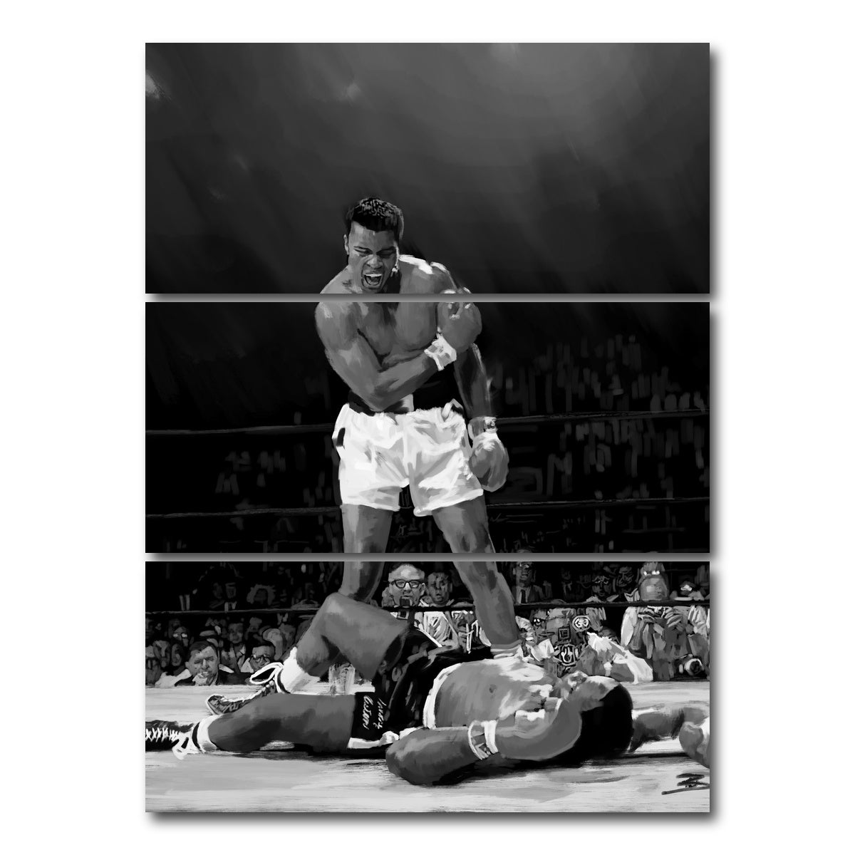 AUTO-MOCKUP WHITE | Ali Knockout | 3 Piece | Gallery Wrap Canvas | group=8x18_stacked