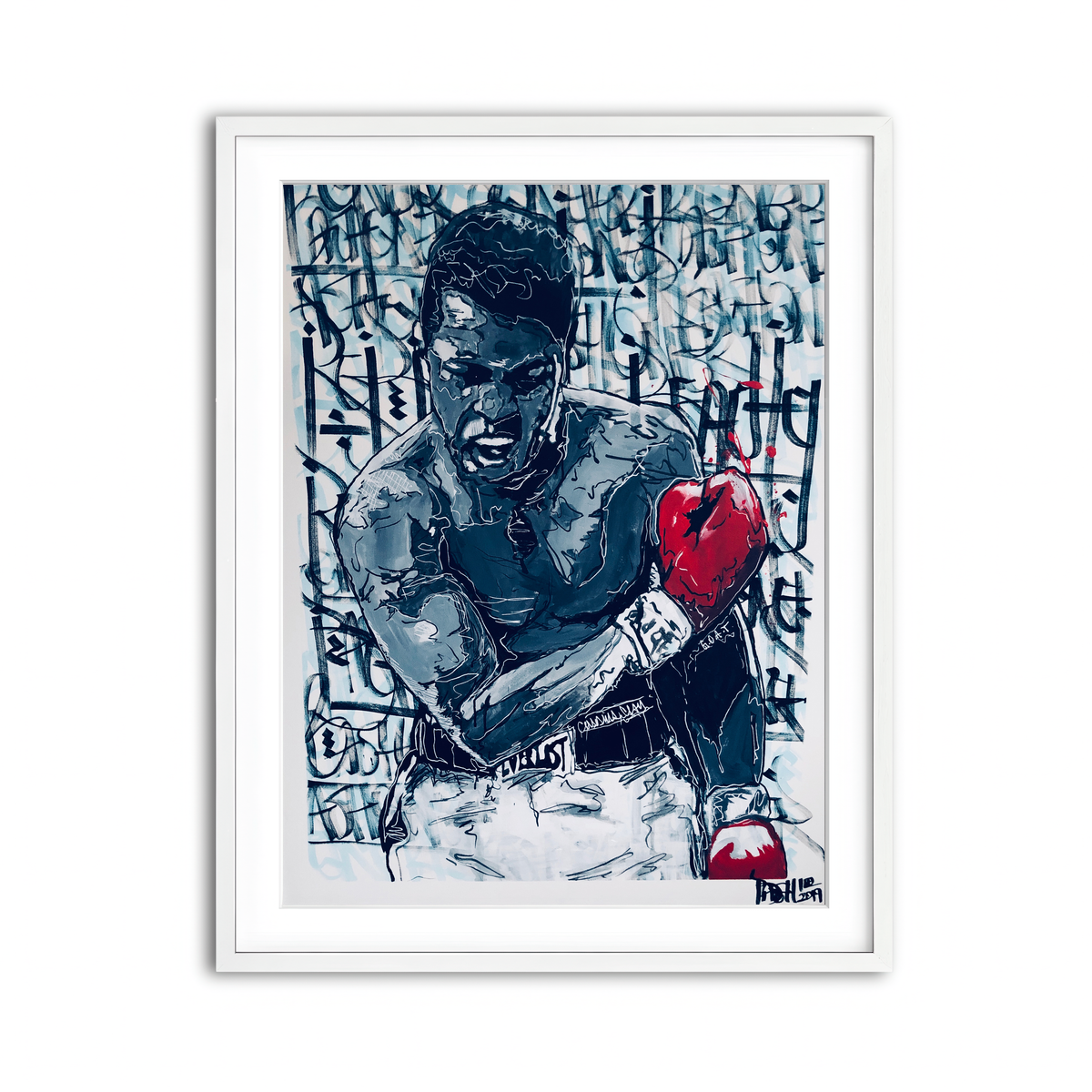 Framed Print 3x4 White