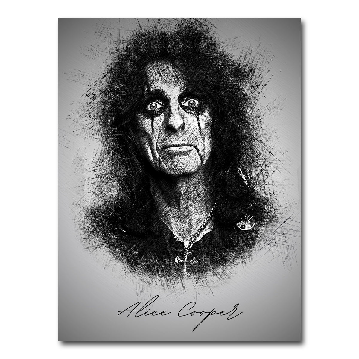AUTO-MOCKUP WHITE | Alice Cooper | 1 Piece | Gallery Wrap Canvas | group=3x4