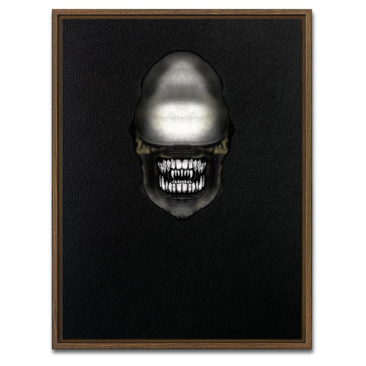 AUTO-MOCKUP WHITE | Alien 2 | 1 Piece | Walnut Framed Canvas | group=3x4