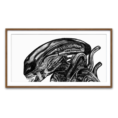 Framed Print 2x1 Walnut