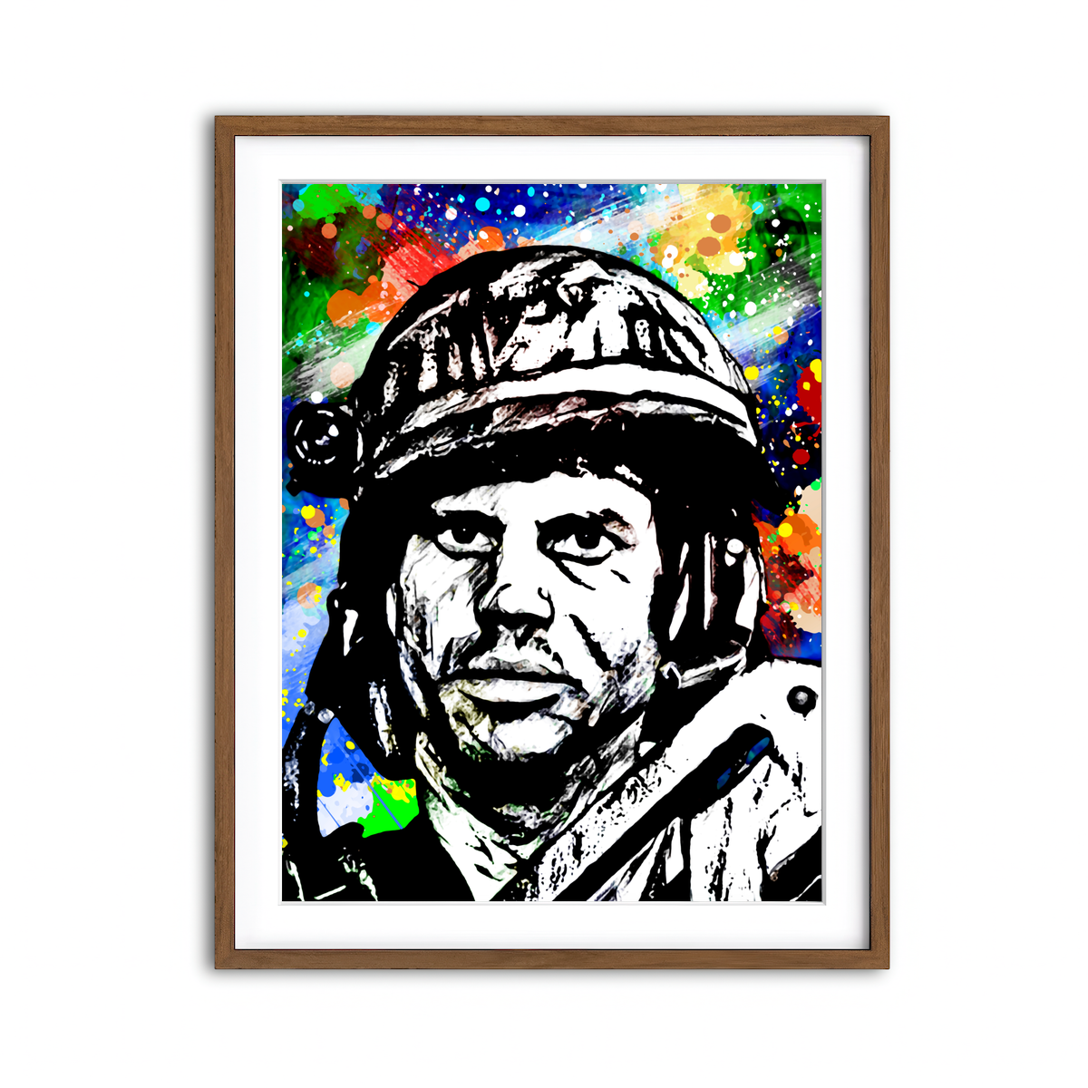 Framed Print 3x4 Walnut