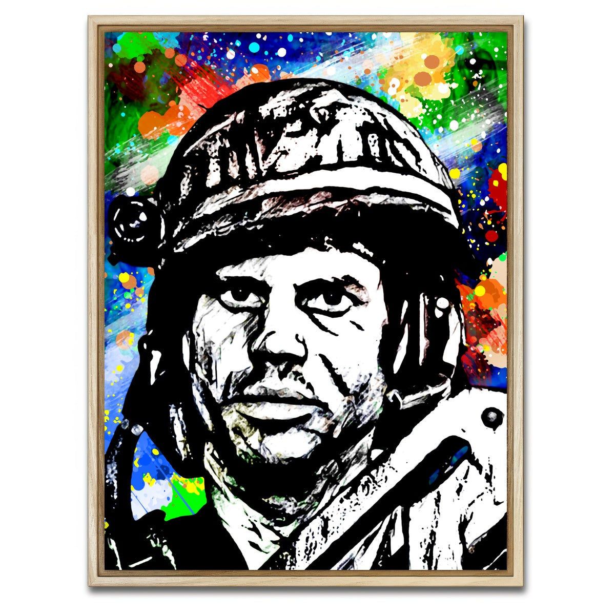 AUTO-MOCKUP WHITE | Aliens Hudson | 1 Piece | Natural Framed Canvas | group=3x4