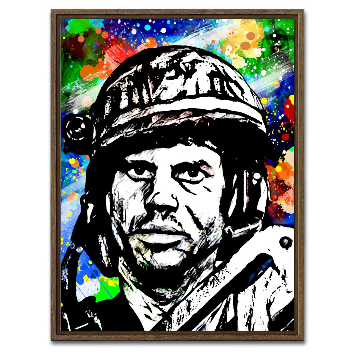 AUTO-MOCKUP WHITE | Aliens Hudson | 1 Piece | Walnut Framed Canvas | group=3x4