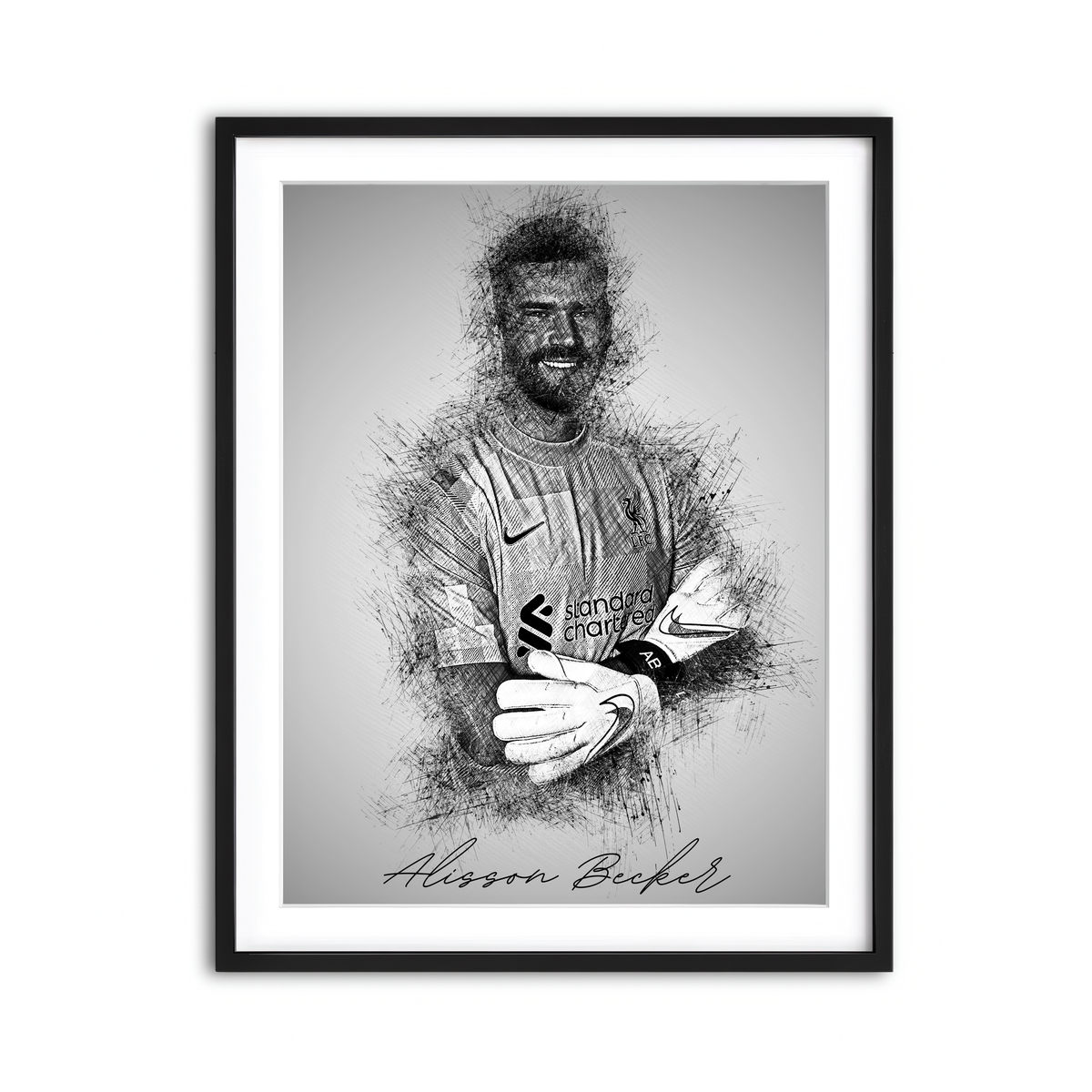 Framed Print 3x4 Black