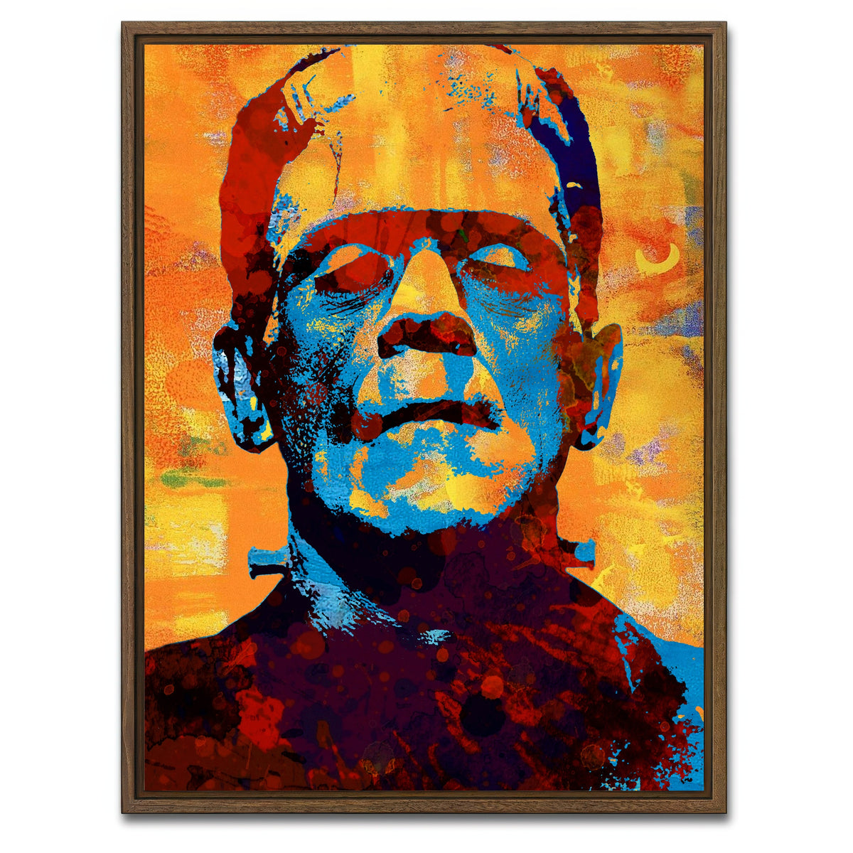 AUTO-MOCKUP WHITE | Alive | 1 Piece | Walnut Framed Canvas | group=3x4