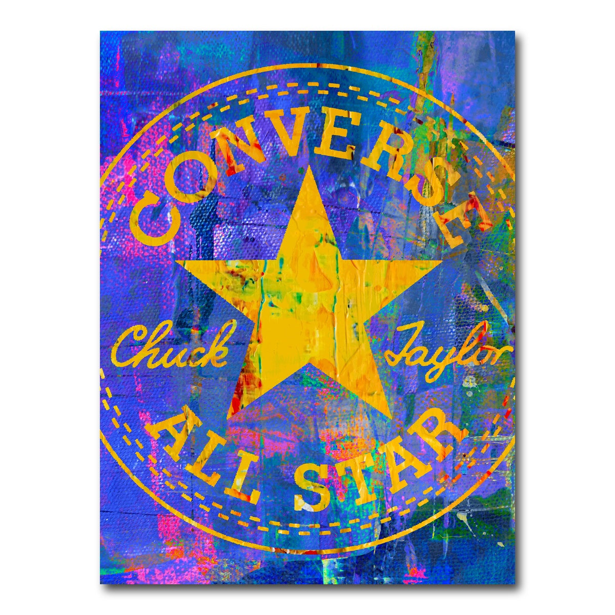 AUTO-MOCKUP WHITE | All Star Converse | 1 Piece | Gallery Wrap Canvas | group=3x4