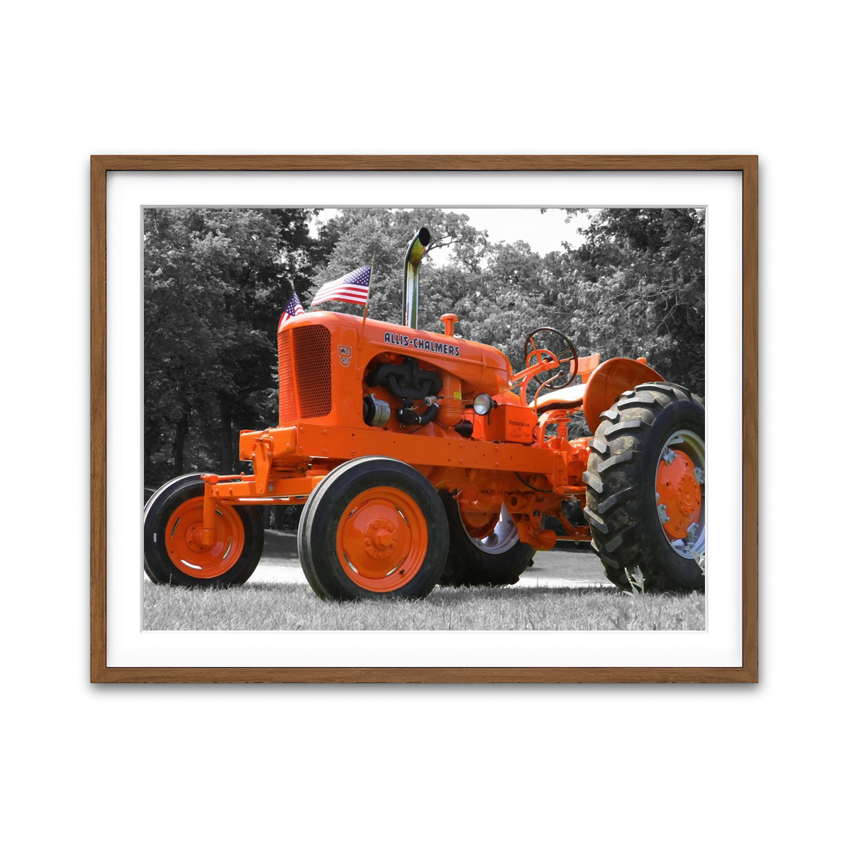 Framed Print 4x3 Walnut