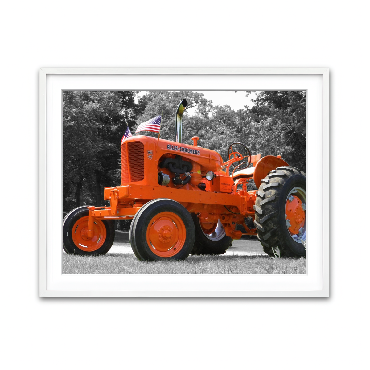 Framed Print 4x3 White