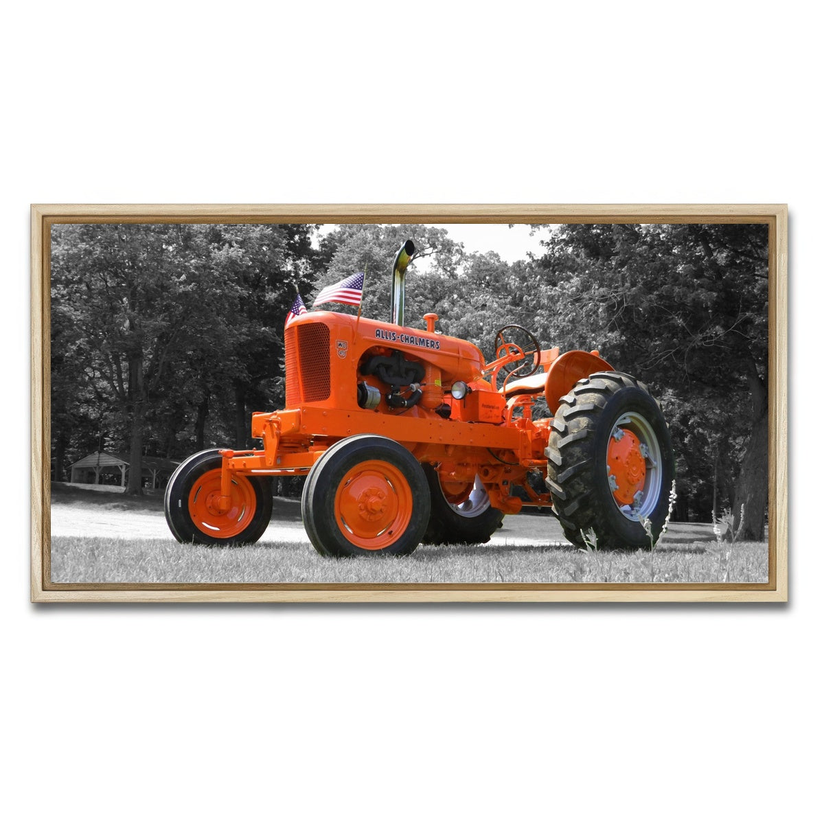 AUTO-MOCKUP WHITE | Allis-Chalmers | 1 Piece | Natural Framed Canvas | group=2x1
