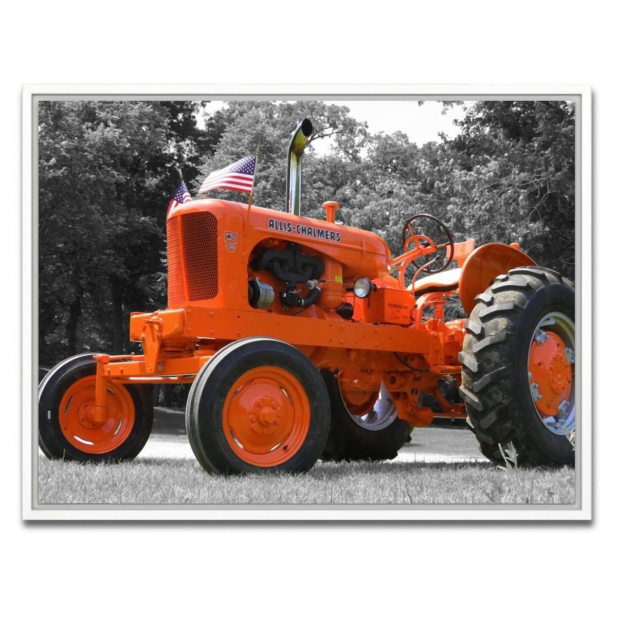 AUTO-MOCKUP WHITE | Allis-Chalmers | 1 Piece | White Framed Canvas | group=4x3