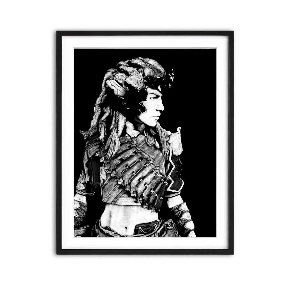 Framed Print 3x4 Black