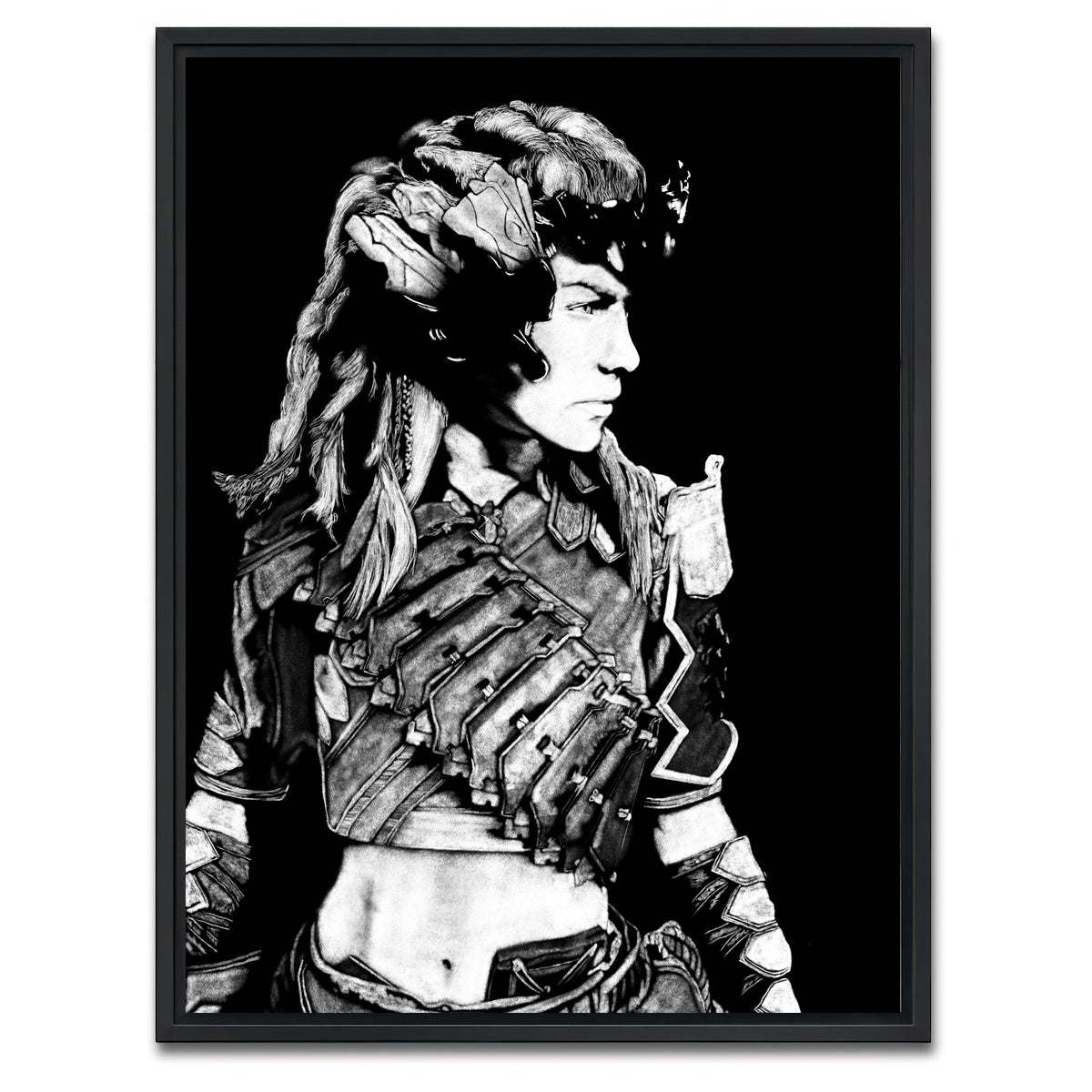 AUTO-MOCKUP WHITE | Aloy | 1 Piece | Black Framed Canvas | group=3x4