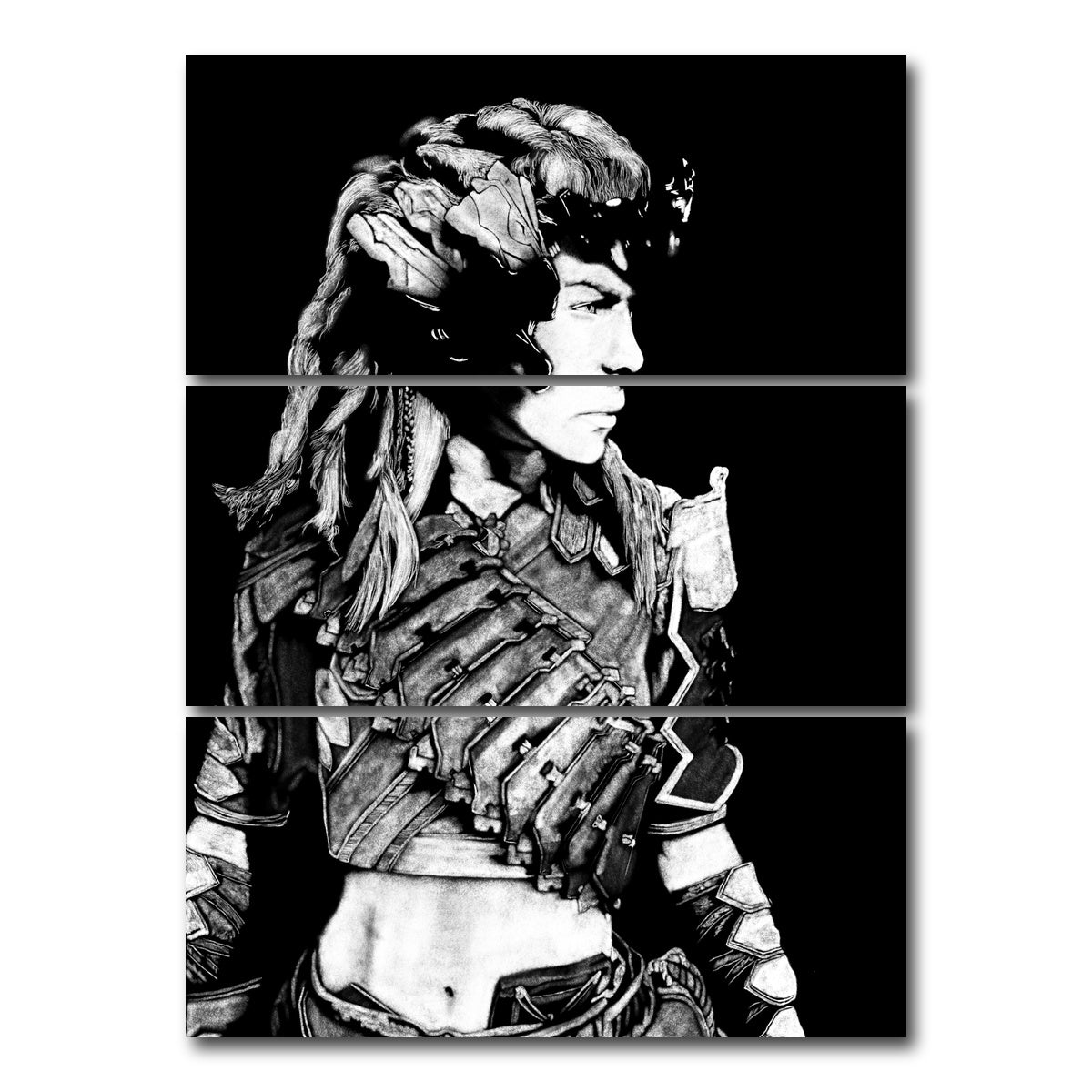 AUTO-MOCKUP WHITE | Aloy | 3 Piece | Gallery Wrap Canvas | group=8x18_stacked