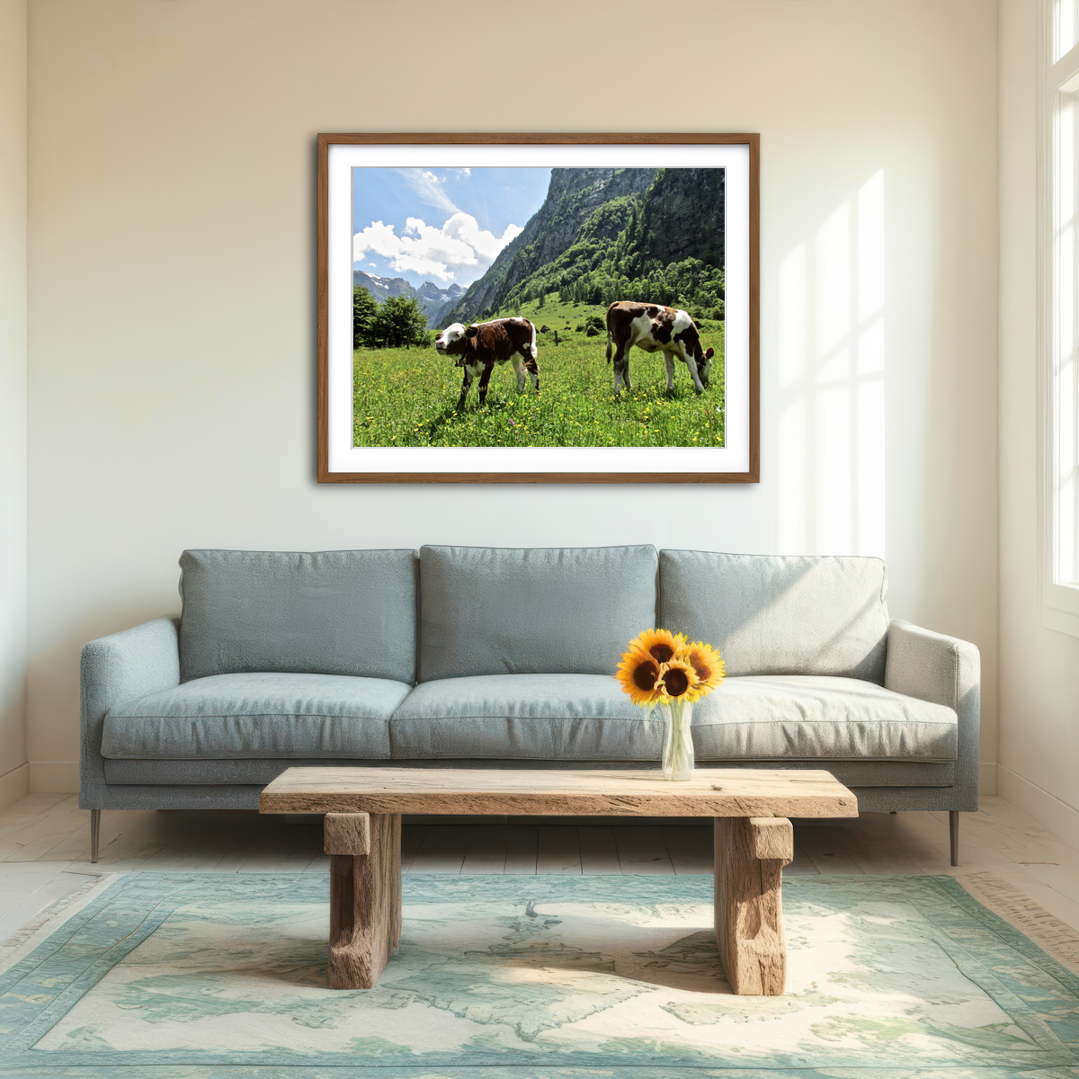 AUTO-MOCKUP ROOM | Alpine Calf Wall Art