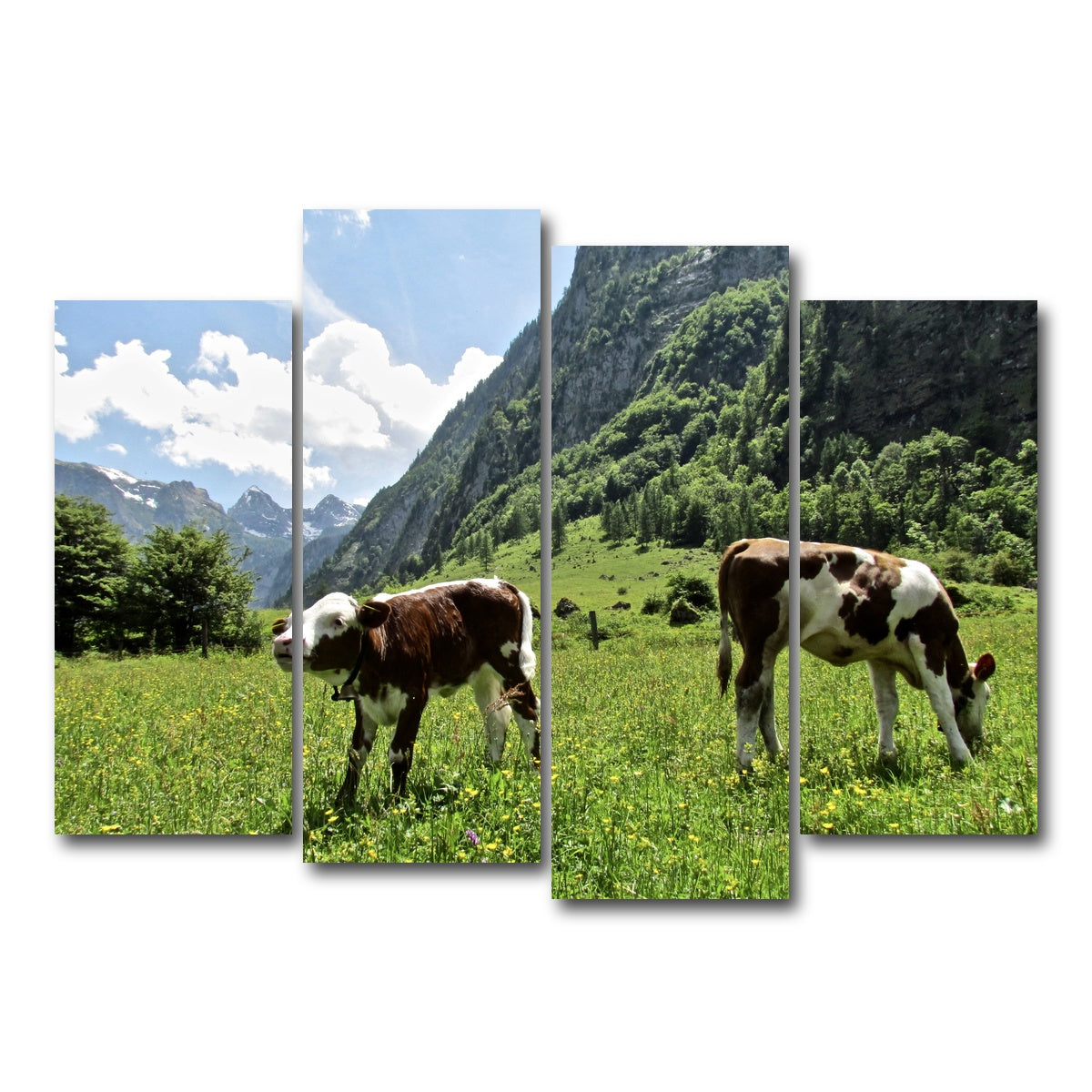 AUTO-MOCKUP WHITE | Alpine Calf | 4 Piece | Gallery Wrap Canvas | group=4_normal