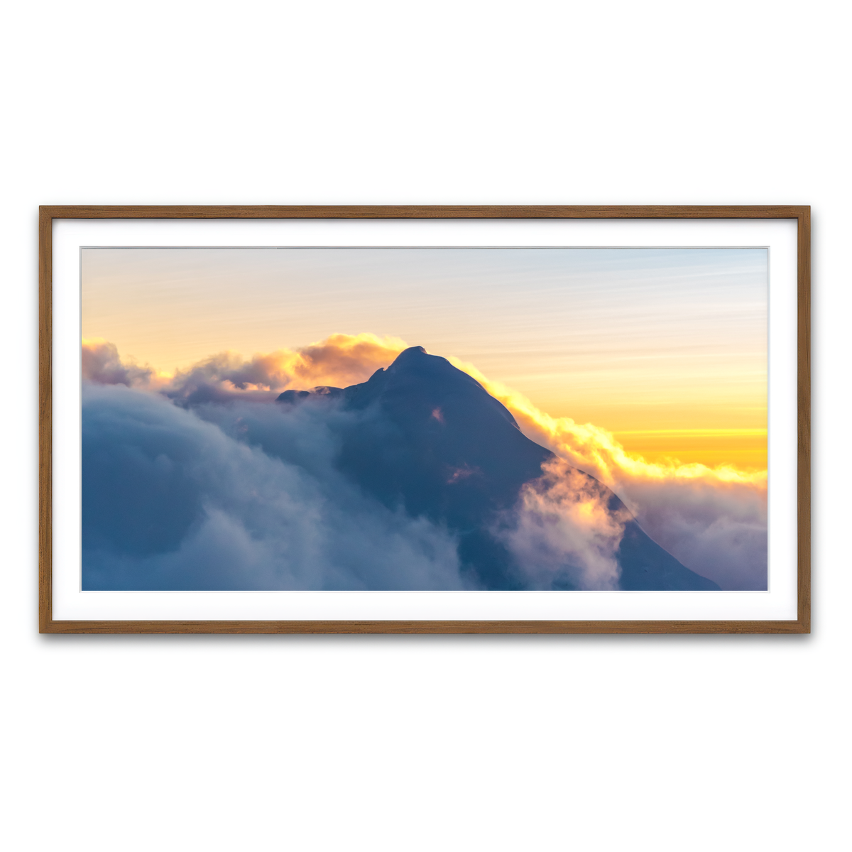 Framed Print 2x1 Walnut