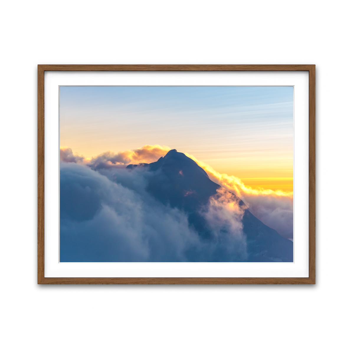 Framed Print 4x3 Walnut
