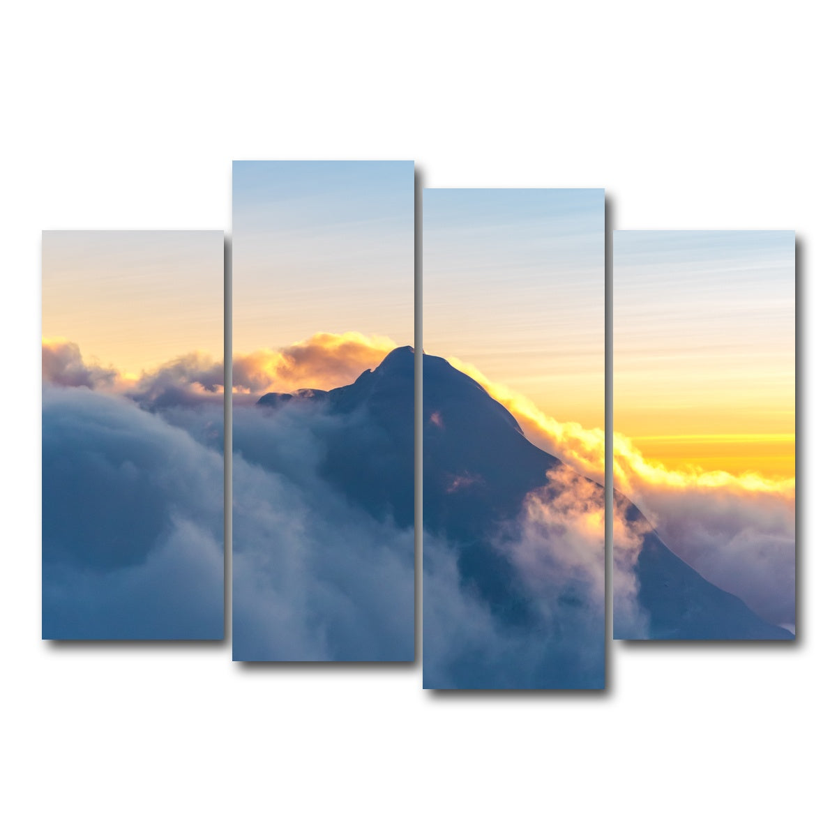 AUTO-MOCKUP WHITE | Alpine Glow | 4 Piece | Gallery Wrap Canvas | group=4_normal