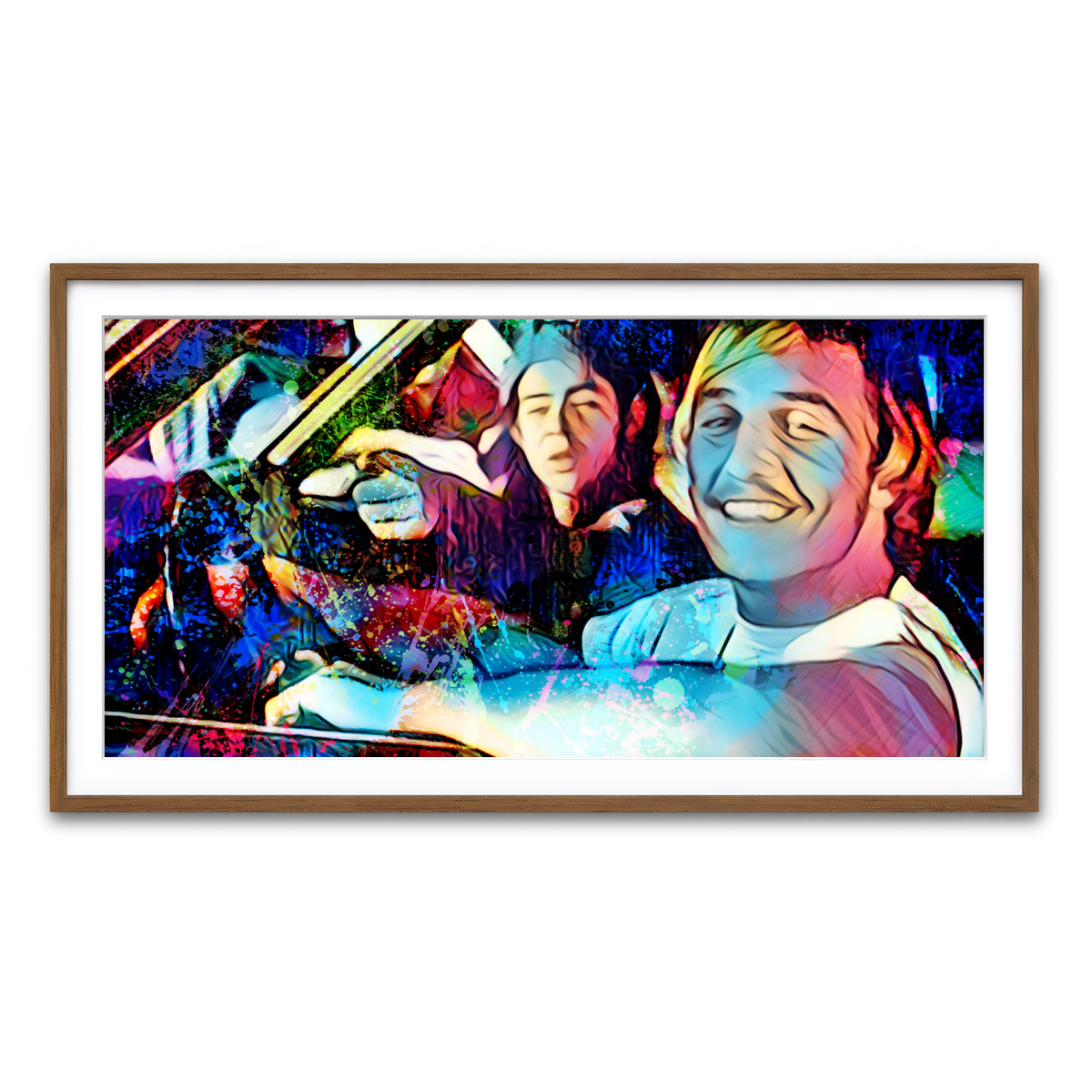 Framed Print 2x1 Walnut