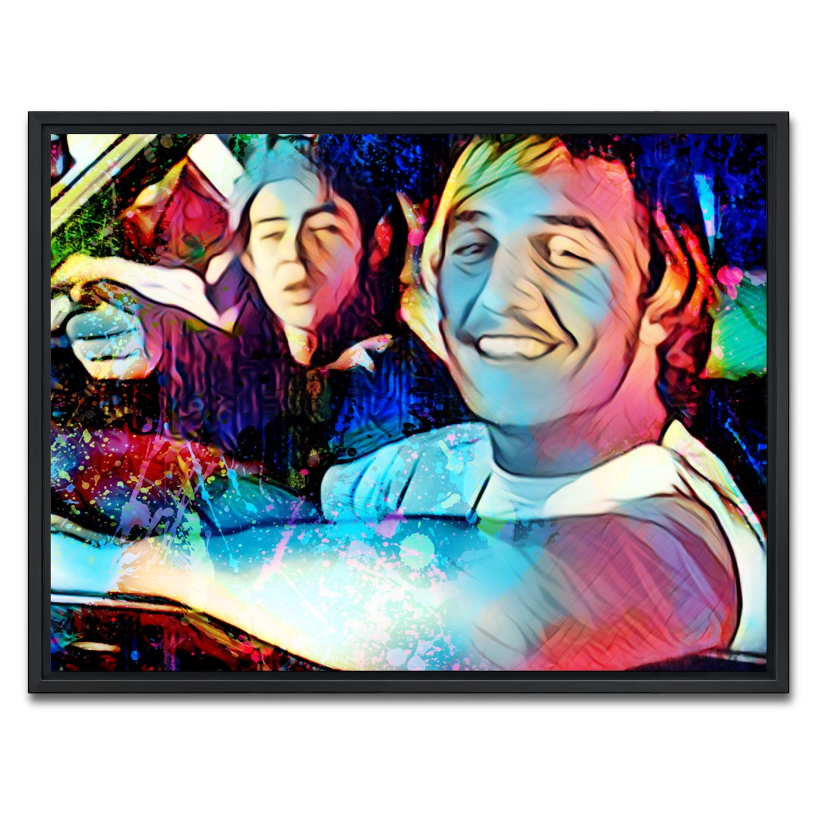 AUTO-MOCKUP WHITE | Alright Alright Alright | 1 Piece | Black Framed Canvas | group=4x3