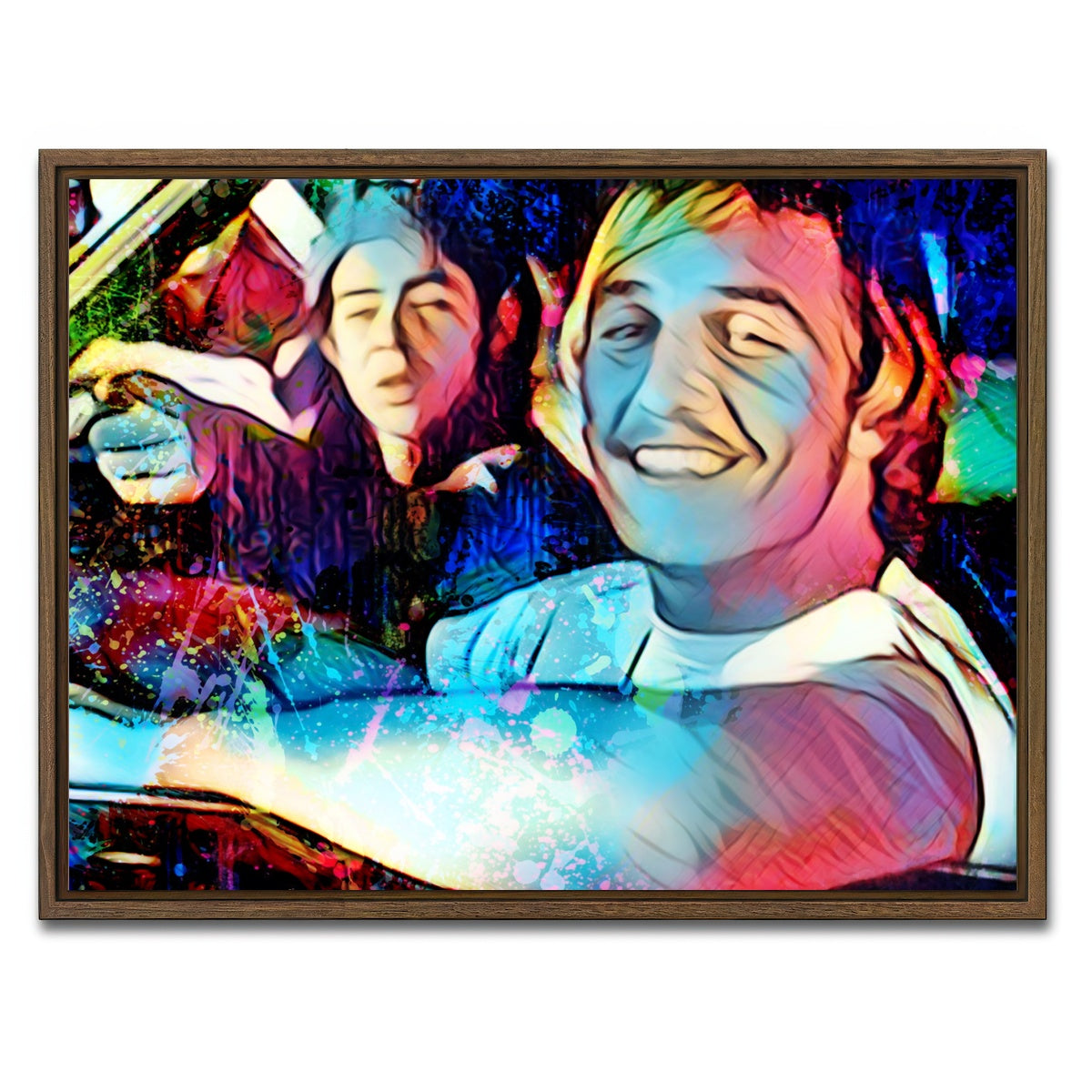 AUTO-MOCKUP WHITE | Alright Alright Alright | 1 Piece | Walnut Framed Canvas | group=4x3