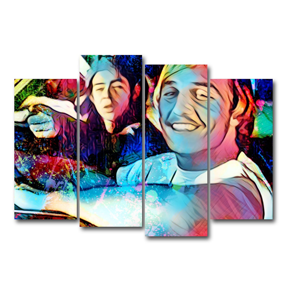 AUTO-MOCKUP WHITE | Alright Alright Alright | 4 Piece | Gallery Wrap Canvas | group=4_normal