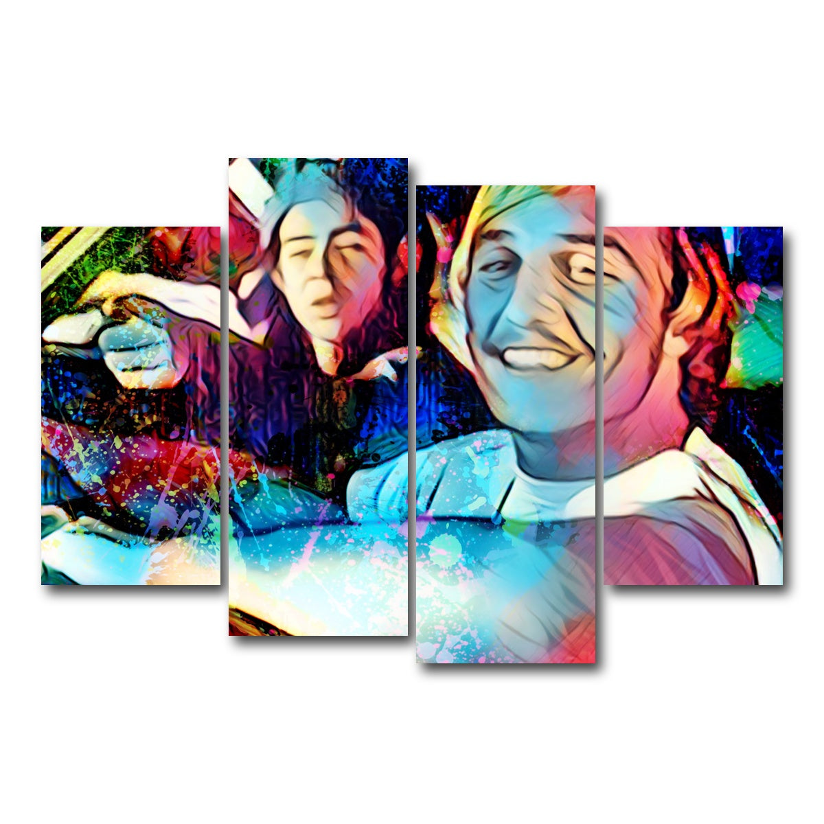 AUTO-MOCKUP WHITE | Alright Alright Alright | 4 Piece | Gallery Wrap Canvas | group=4_short