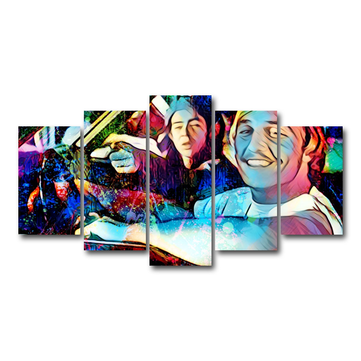 AUTO-MOCKUP WHITE | Alright Alright Alright | 5 Piece | Gallery Wrap Canvas | group=5_normal