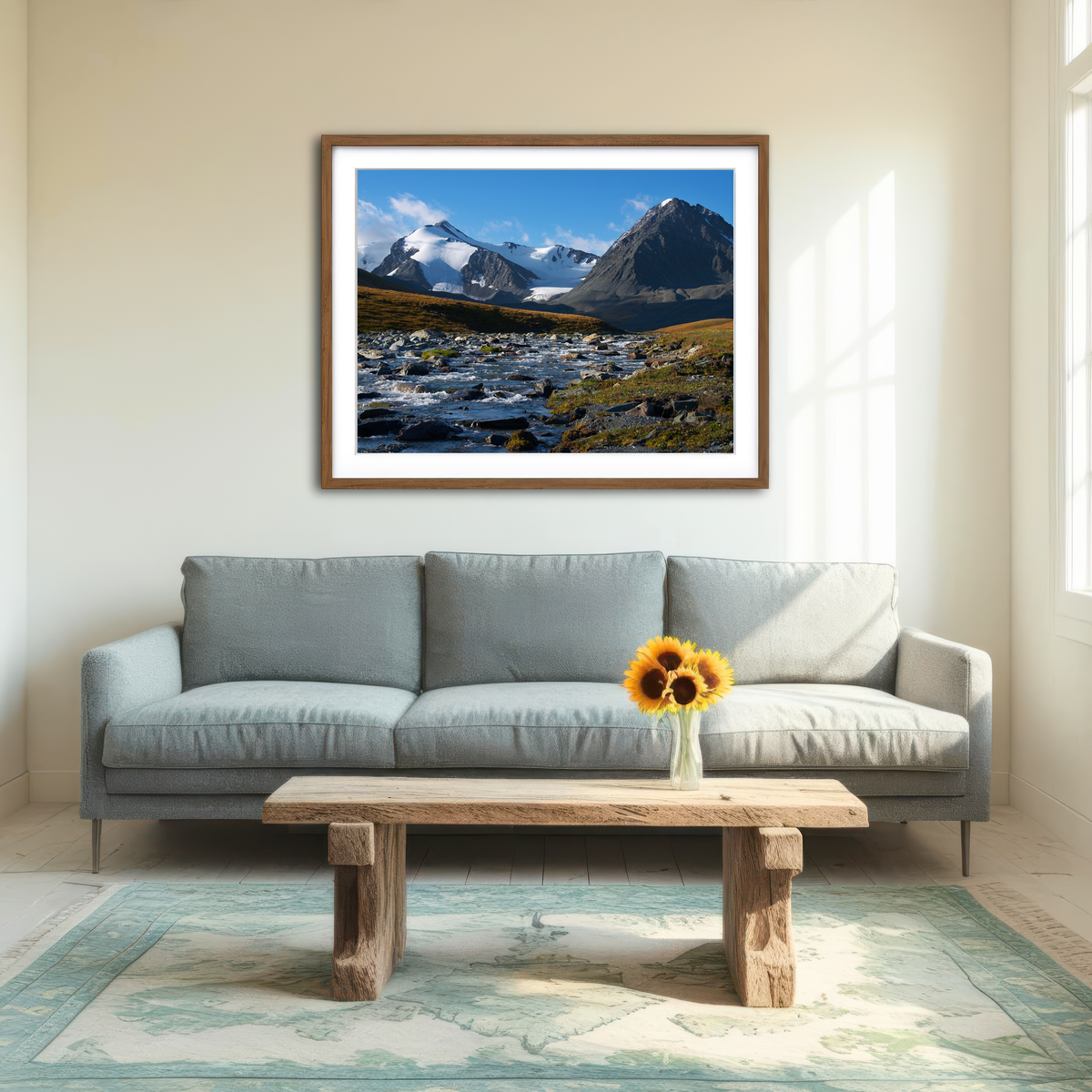 AUTO-MOCKUP ROOM | Altai Mountains Wall Art
