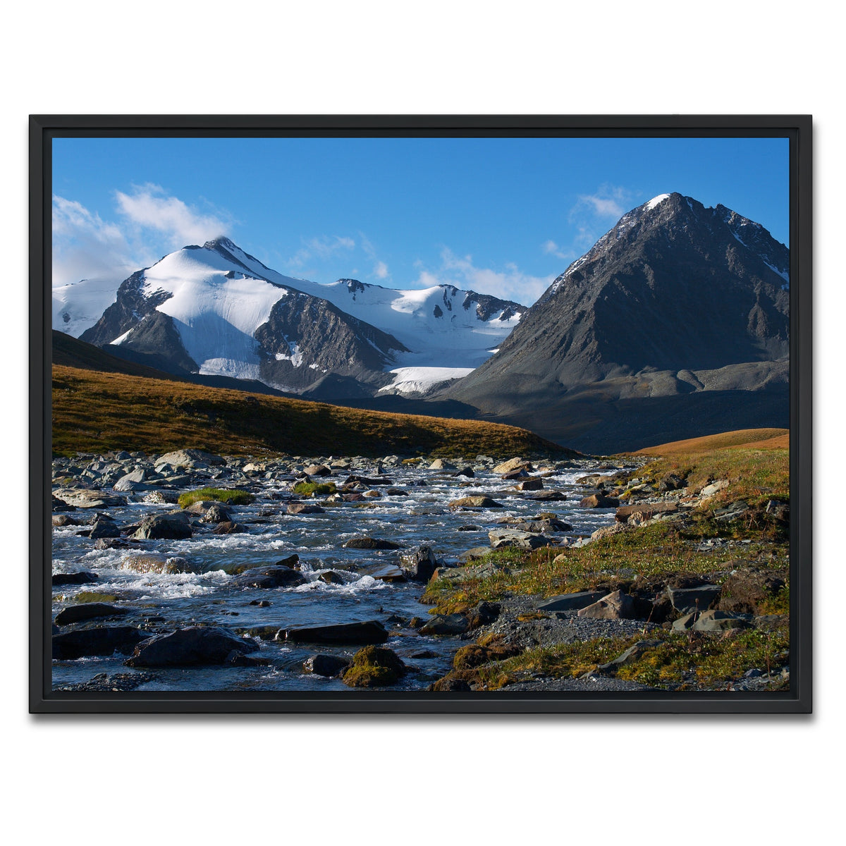 AUTO-MOCKUP WHITE | Altai Mountains | 1 Piece | Black Framed Canvas | group=4x3