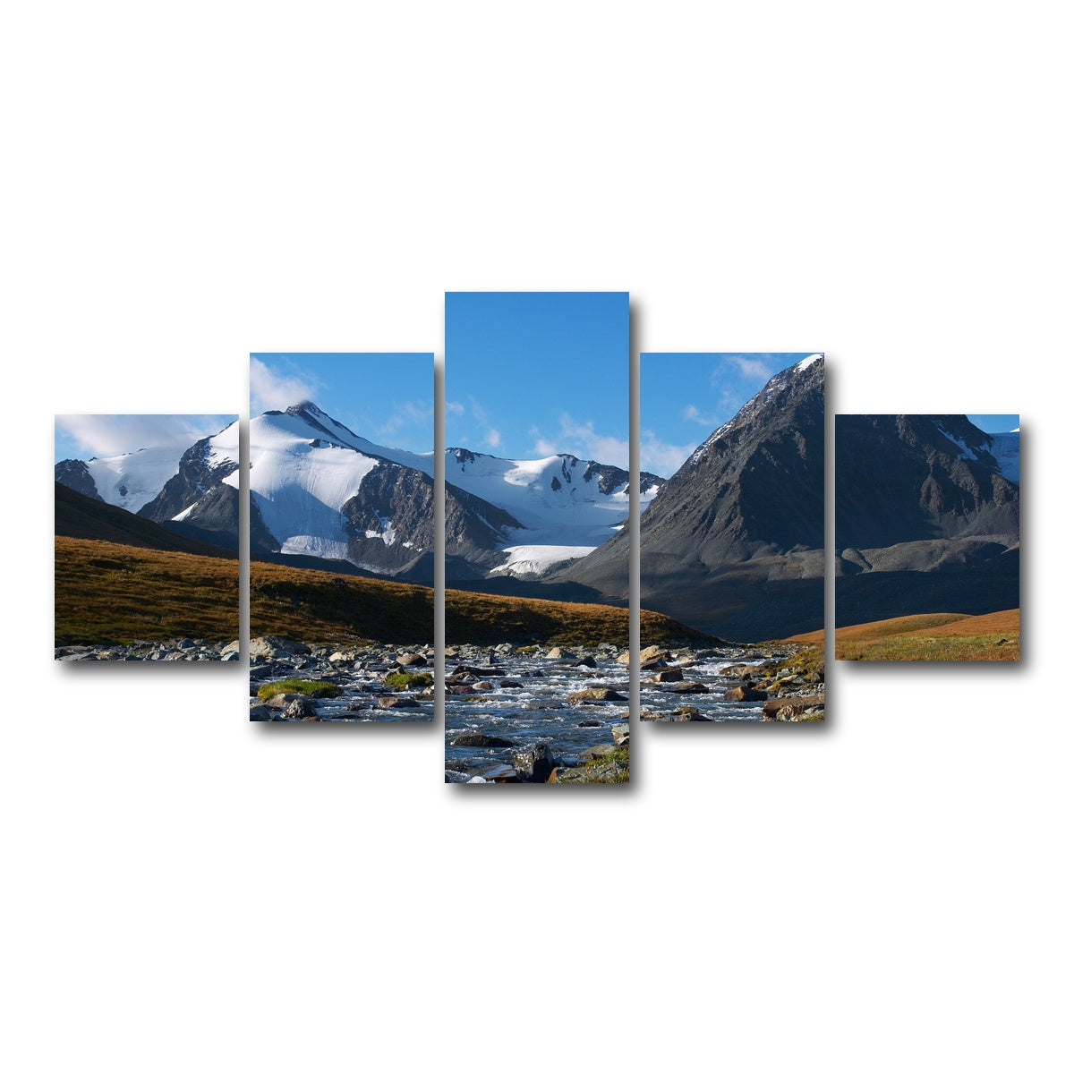 AUTO-MOCKUP WHITE | Altai Mountains | 5 Piece | Gallery Wrap Canvas | group=5_short