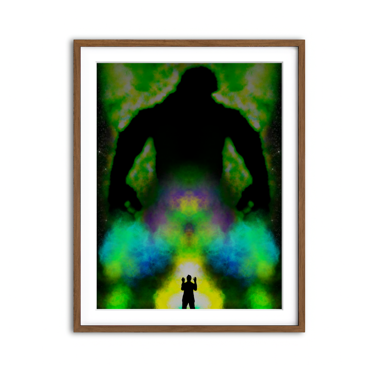 Framed Print 3x4 Walnut