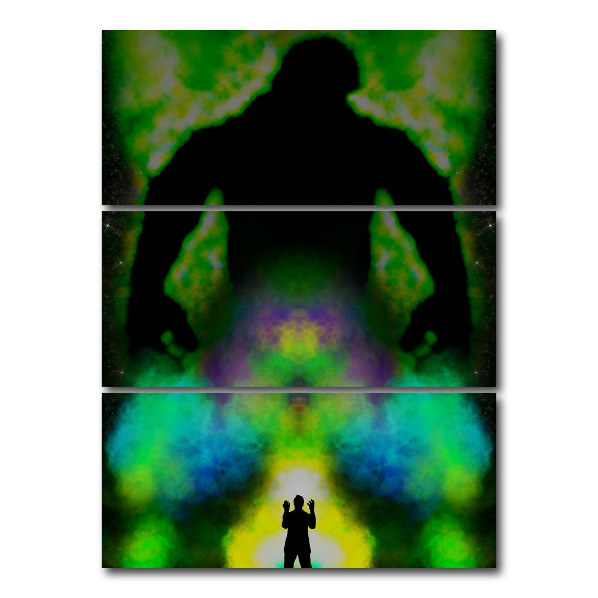 AUTO-MOCKUP WHITE | Alter Ego | 3 Piece | Gallery Wrap Canvas | group=8x18_stacked